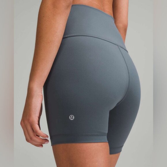 Lululemon NWT Wunder Train High-Rise Short 6" Oil Grey - Picture 1 of 9